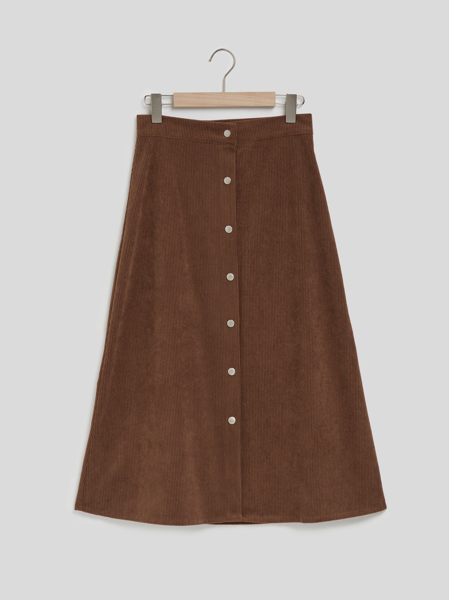 Corduroy Skirt High Waist