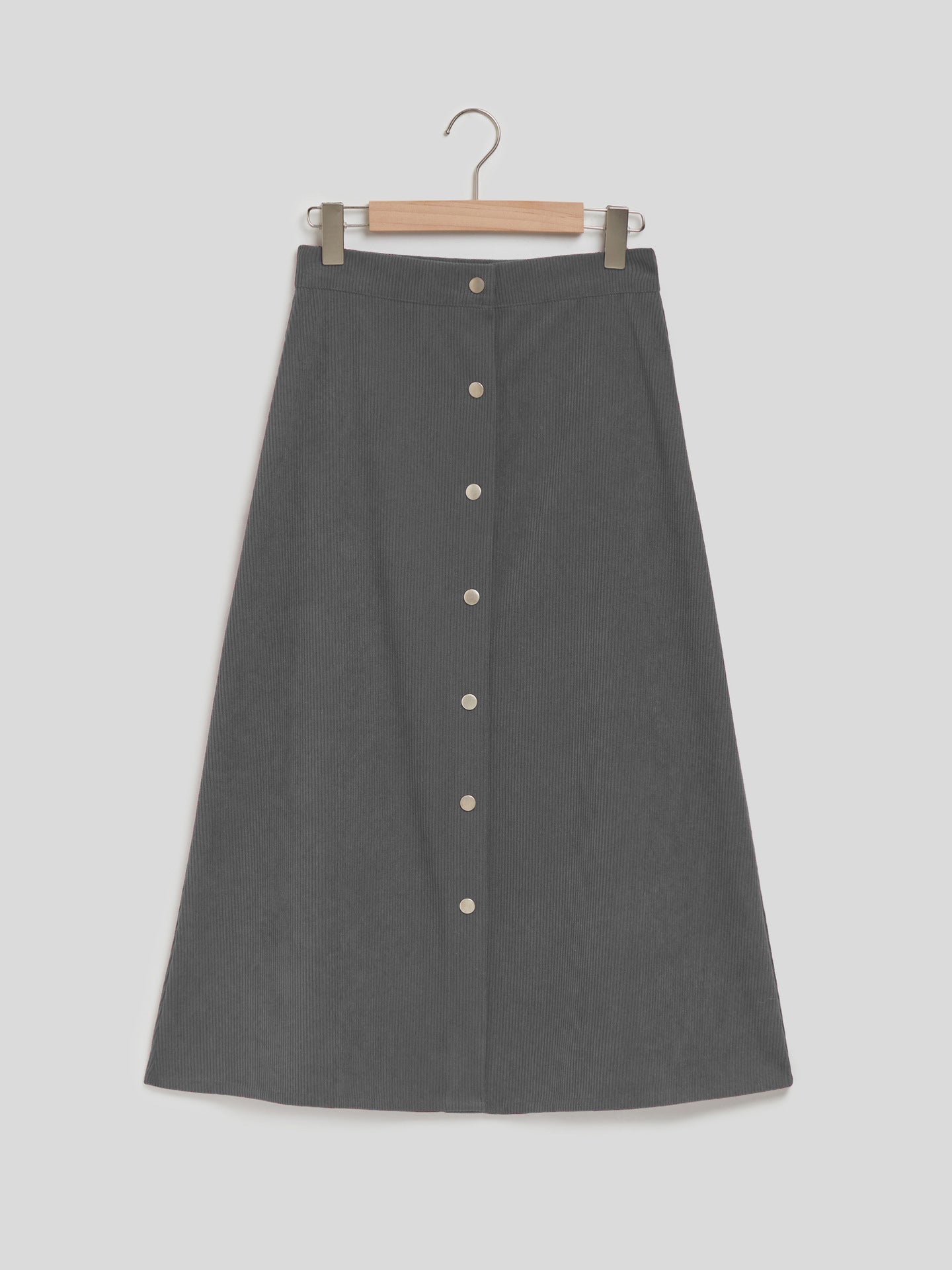 Corduroy Skirt High Waist