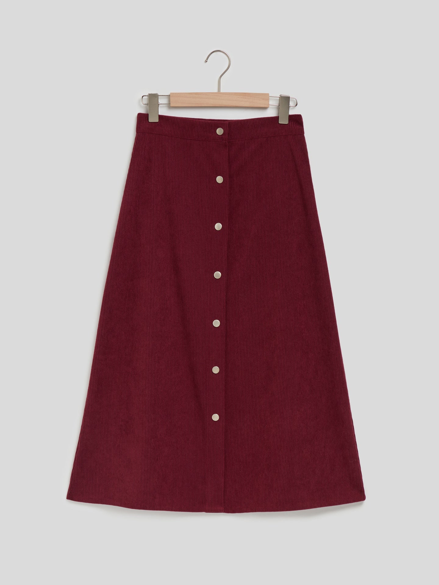 Corduroy Skirt High Waist