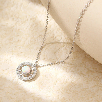 Sun Necklace Asterism Diamond