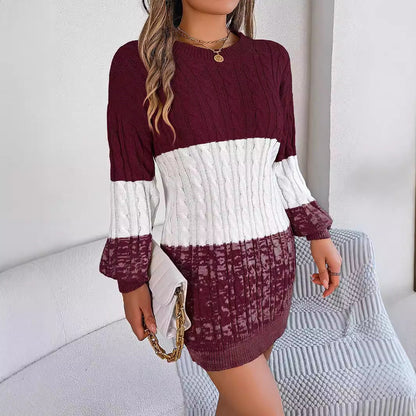 Casual Twist Woolen Skirt