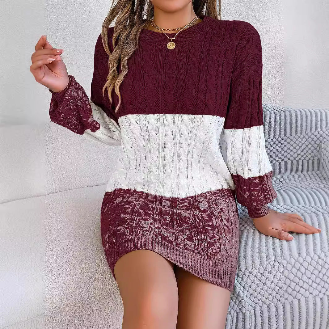 Casual Twist Woolen Skirt