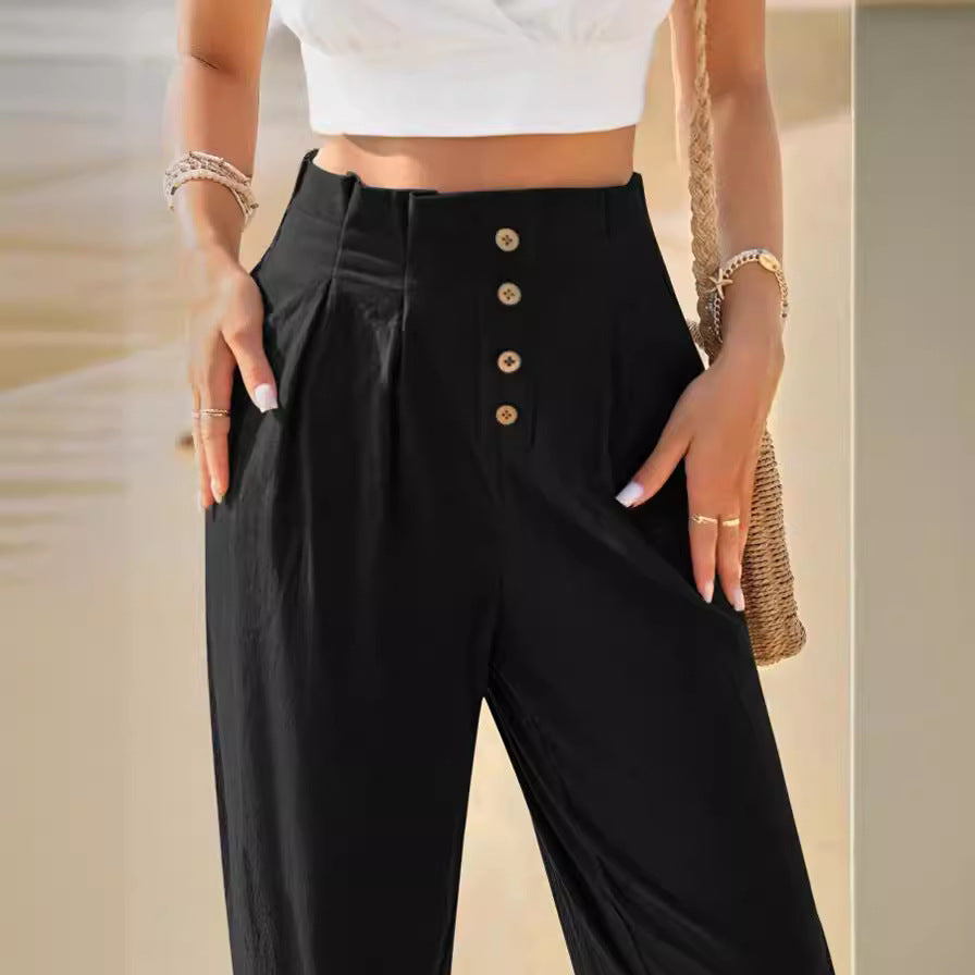 LIUBA Casual High Waist Trousers