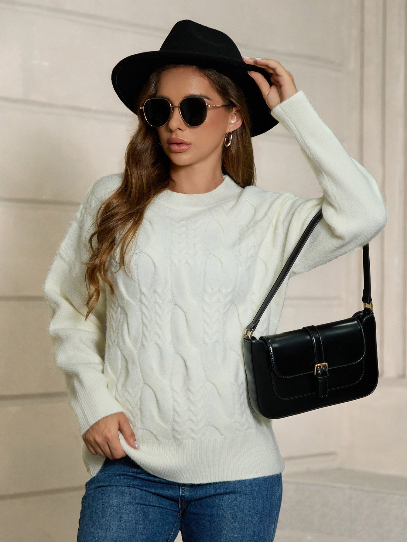 Fashionable Pullover Long-sleeved