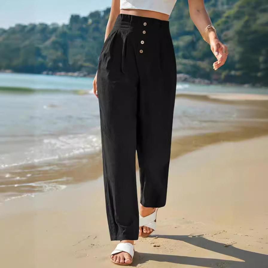 LIUBA Casual High Waist Trousers