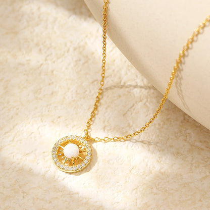 Sun Necklace Asterism Diamond