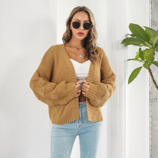 LIUBA Puff Sleeve Cardigan