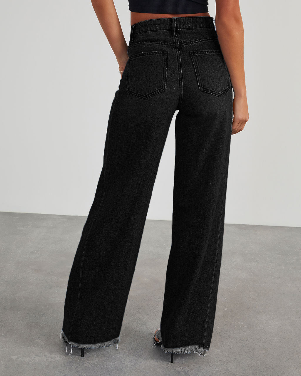 Jeans Comfortable Slim Fit Straight Wide-leg