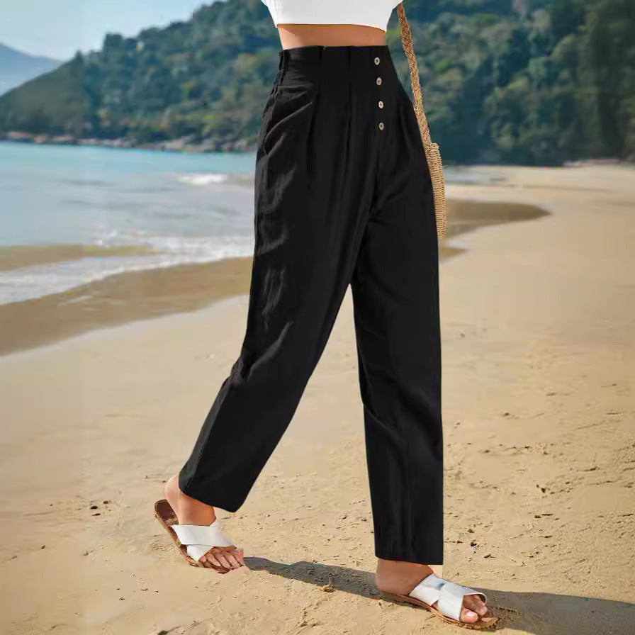 LIUBA Casual High Waist Trousers